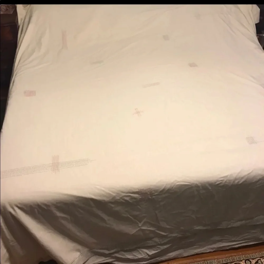 New Anthropologie Embroidered Hildegard’s Duvet Cover King